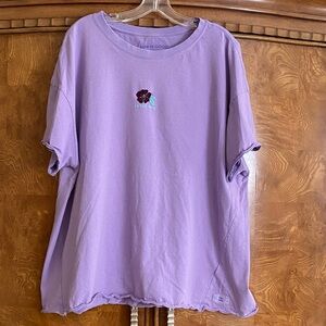 LIFE IS GOOD Purple T-Shirt Size XXL RARE Style ($40)